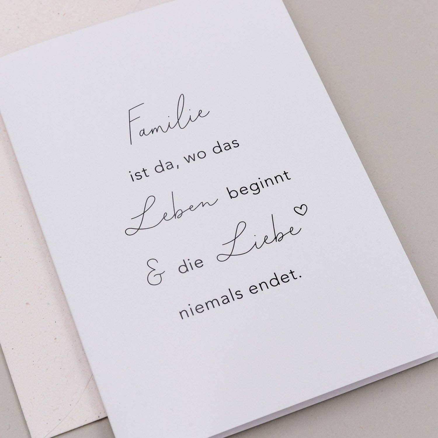 Eulenschnitt - Wholesale Postcard - Folded card family (PU = 10 pcs.)1