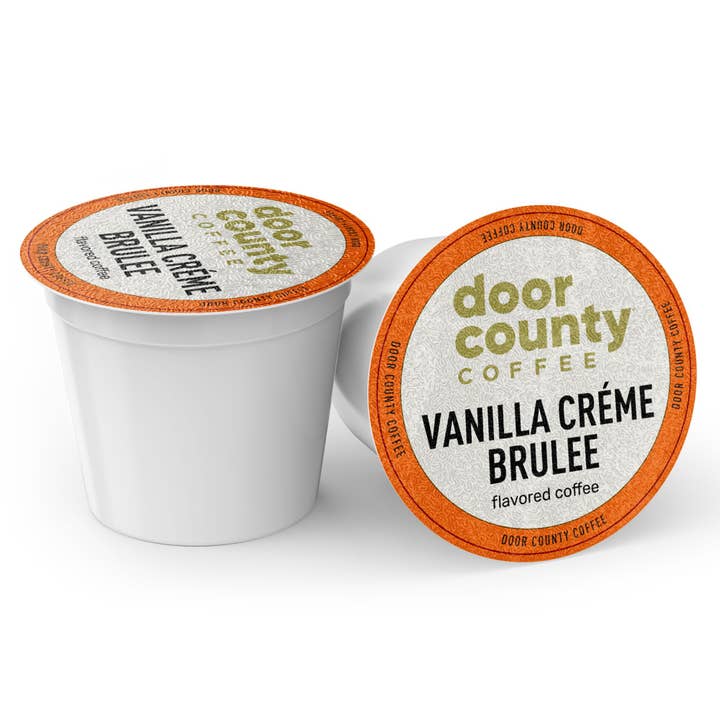 Door County Coffee - Wholesale Ground Coffee - 10 Count Vanilla Crème Brulee Flavored Specialty Coffee1