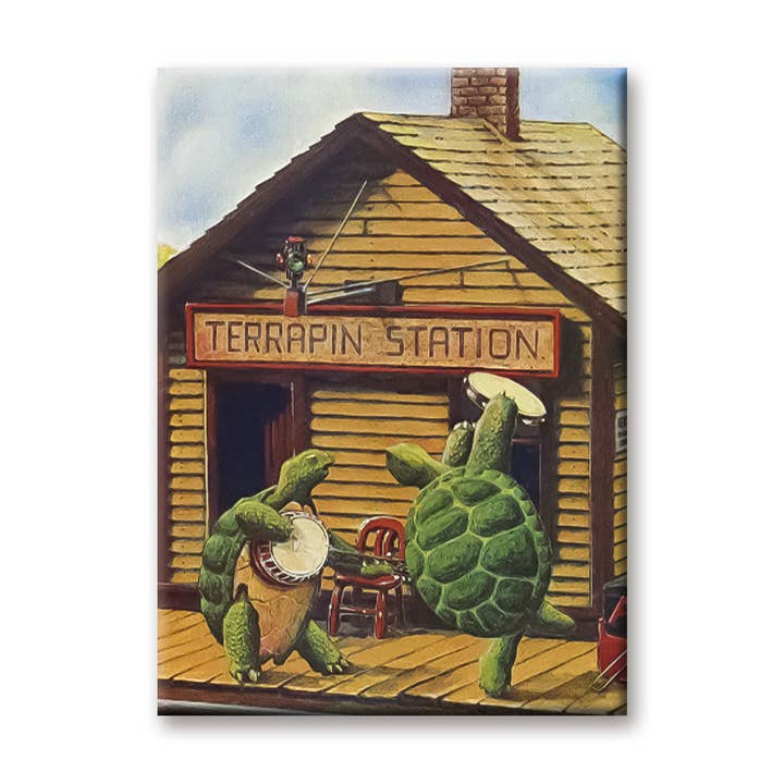 Gypsy Rose - Vendita all'ingrosso Calamite - Magnete a forma di stazione Banjo con tartaruga Grateful Dead Terrapin1