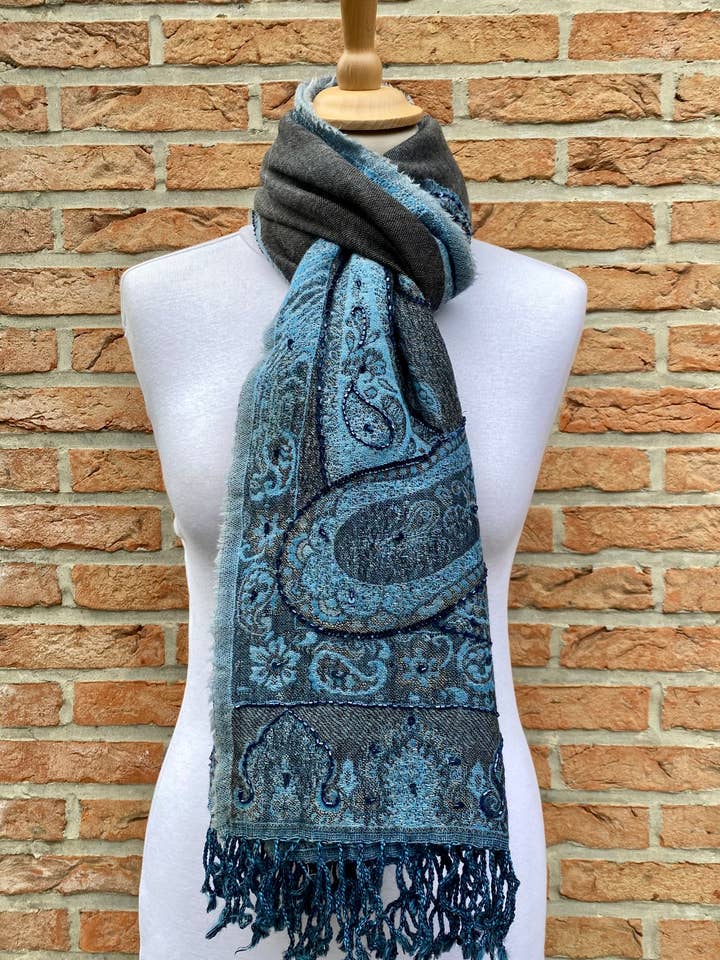 FOULARD ANAPURNA - 100% LANA para venta al por mayor de DIWALI PARIS