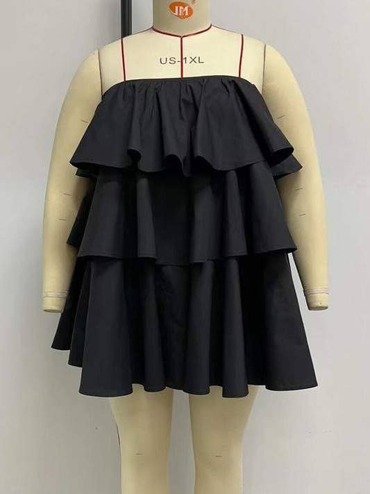 Fashion Combination - Wholesale Dress - Women's - strapless layer mini dress