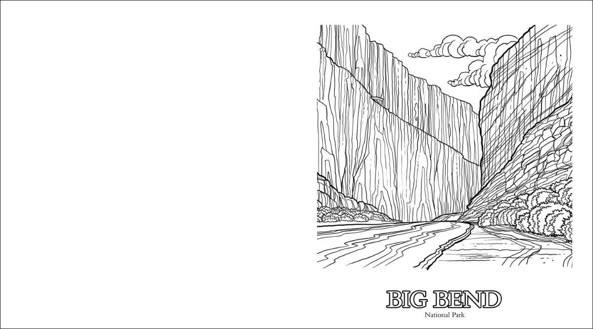 AdventureKEEN - Wholesale Coloring & Activity Book - Adult - Parks Of The Southwest Adult Coloring Book4