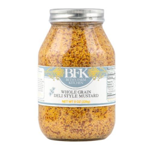 Beth's Farm Kitchen - Wholesale Mustard - Whole Grain Deli Mustard Quart