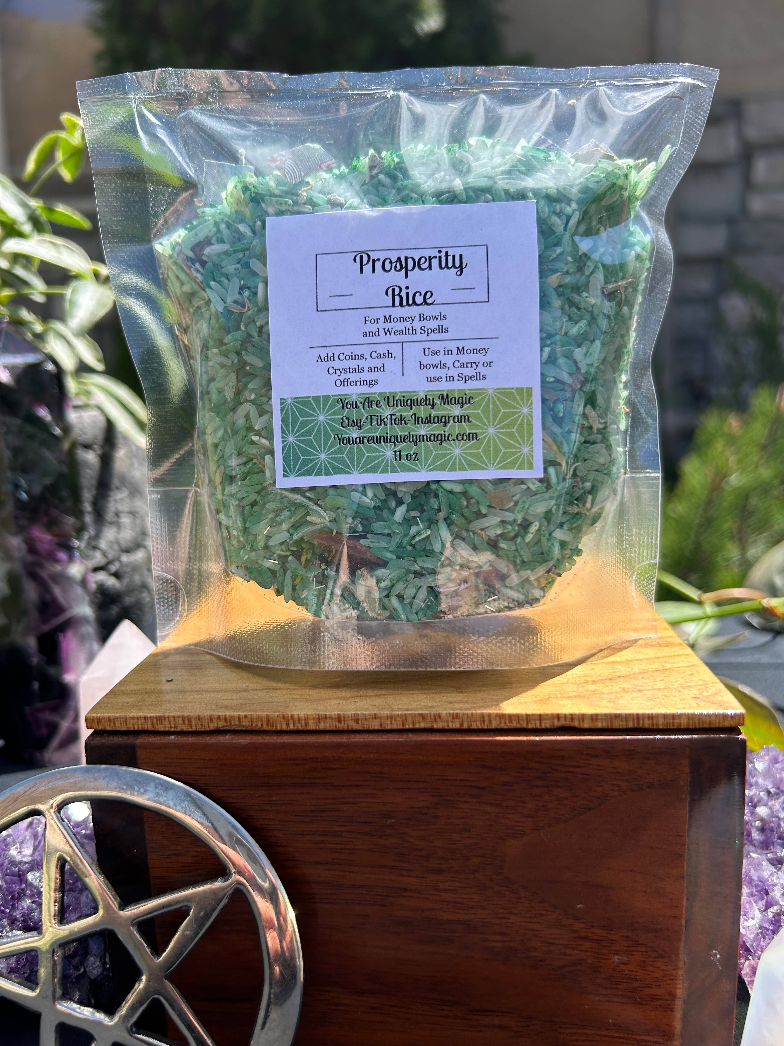 You Are Uniquely Magic - Wholesale Meditation Supplies - Prosperity Rice for Wealth and Abundance for Money Bowl 13oz7