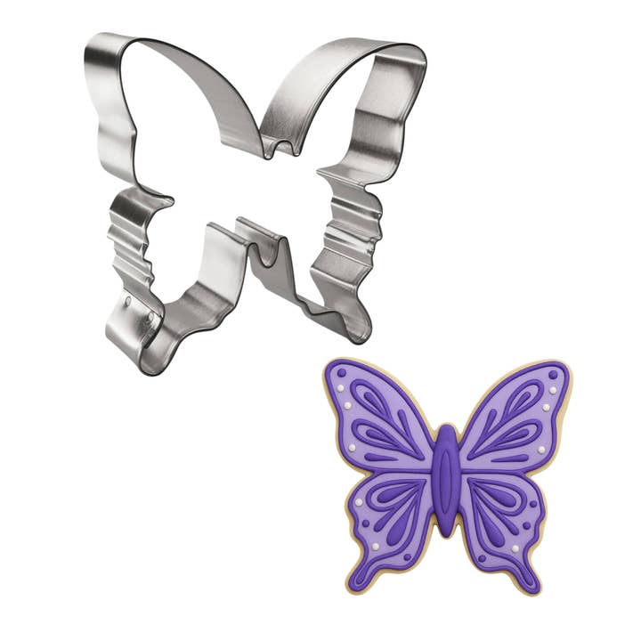 Butterfly With Tail Cookie Cutter B1394 for wholesale by CookieCutter.com