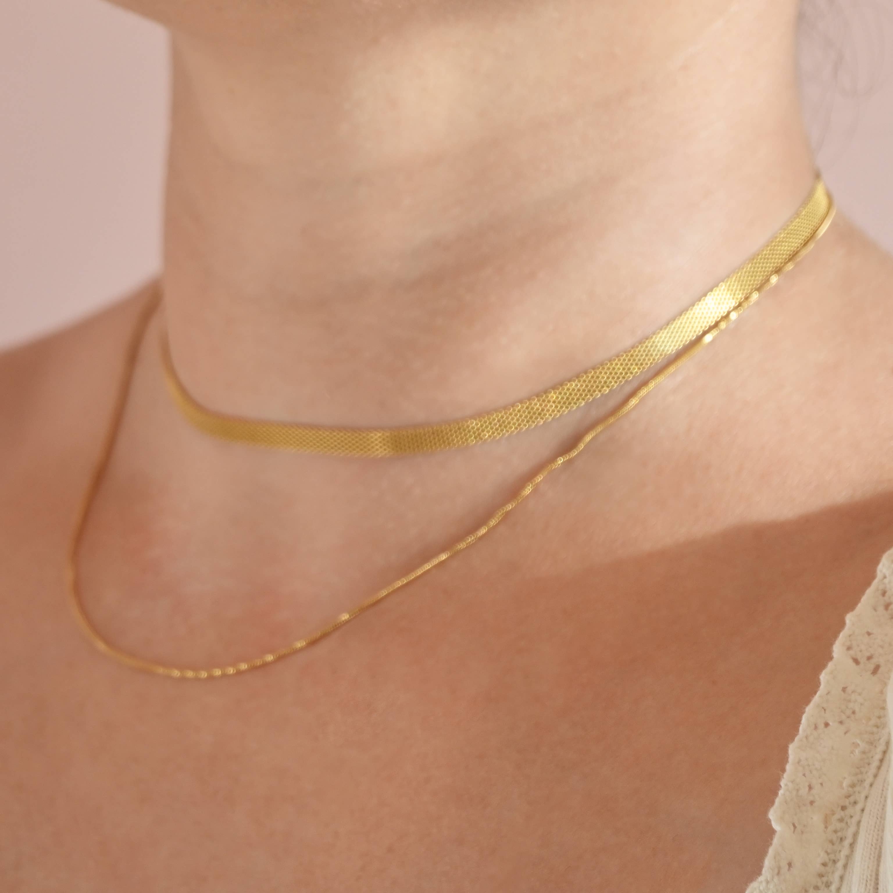 Blueyejewelry - Wholesale Link & Chain Necklace - Specialty Chain Necklaces - Waterproof Gold Chains5