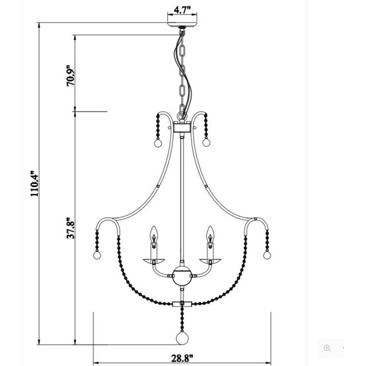 Zentique Inc. - Vendita all'ingrosso Lampadario/lampada a sospensione - Lampadario Empire2
