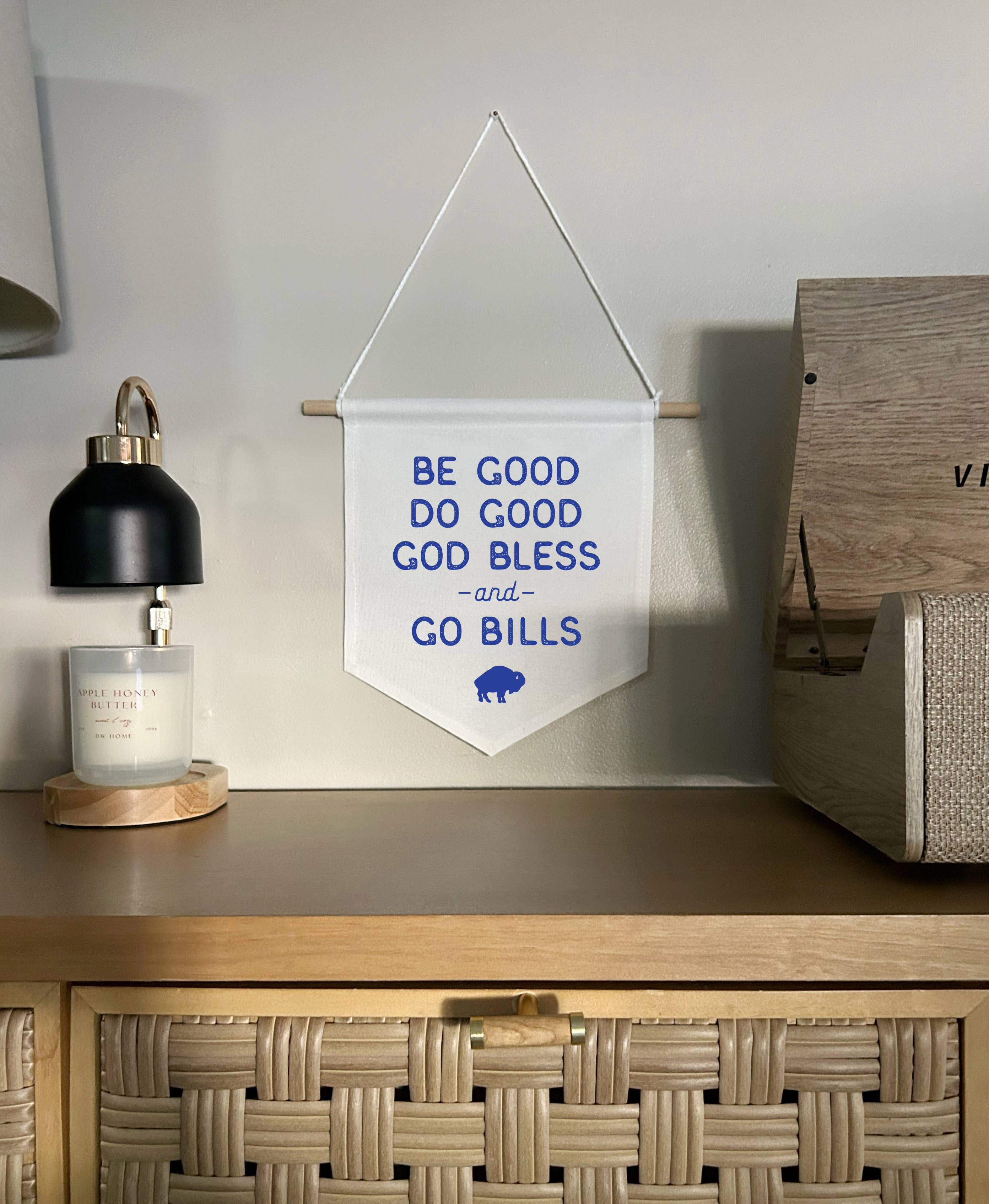 Perfect Day Print Co - Wholesale Banner - Go Bills Josh Allen Quote Buffalo Canvas Sign Wall Decor3