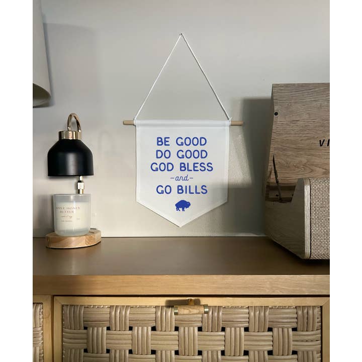 Perfect Day Print Co - Wholesale Banner - Go Bills Josh Allen Quote Buffalo Canvas Sign Wall Decor3