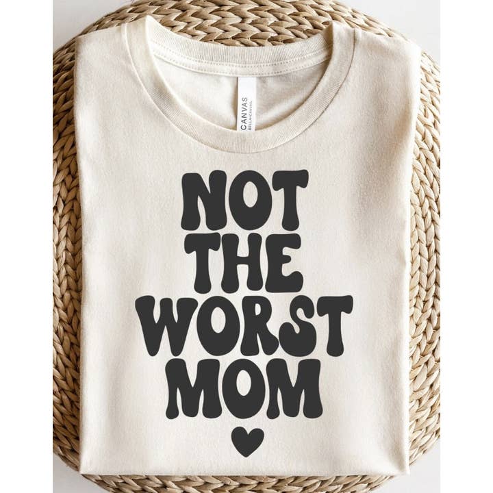 Nicht das schlechteste Mom-T-Shirt für den Großhandel von Peach Closet