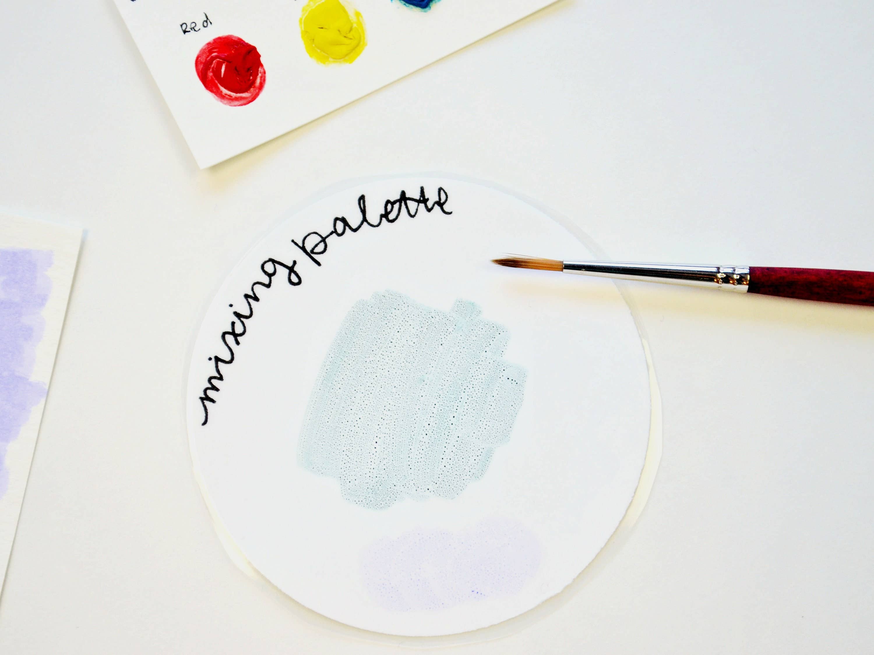 Lavender Chai Co. - Wholesale Palette/Mixing Tray - Reusable Mini Mixing Paint Palette | 3 Pack1