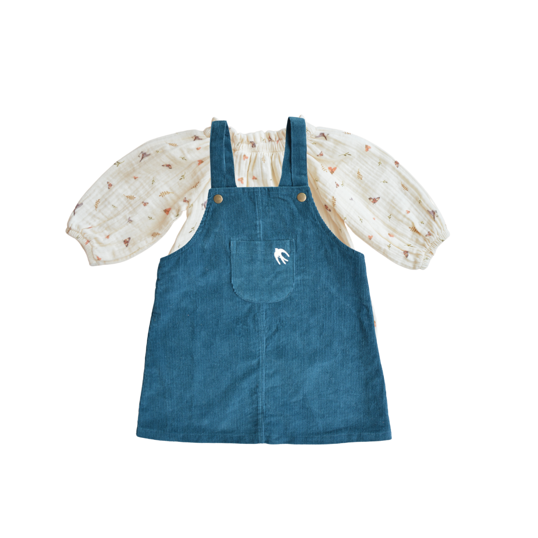 Eli & Nev (we cover U.S. import duties) - Vendita all'ingrosso Maglietta - Bambini - Blusa in mussola di cotone 100% con motivo uccelli e fiori per bambina5