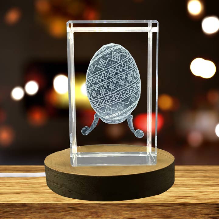 Pysanky Crystal Decor Gifts | Ukrainian Easter Egg Design for wholesale by AB Crystal Collection