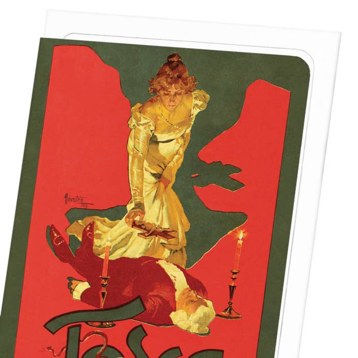 Ezen Trade - Wholesale Everyday Greeting Card - POSTER FOR TOSCA (1899): Poster Greeting Card