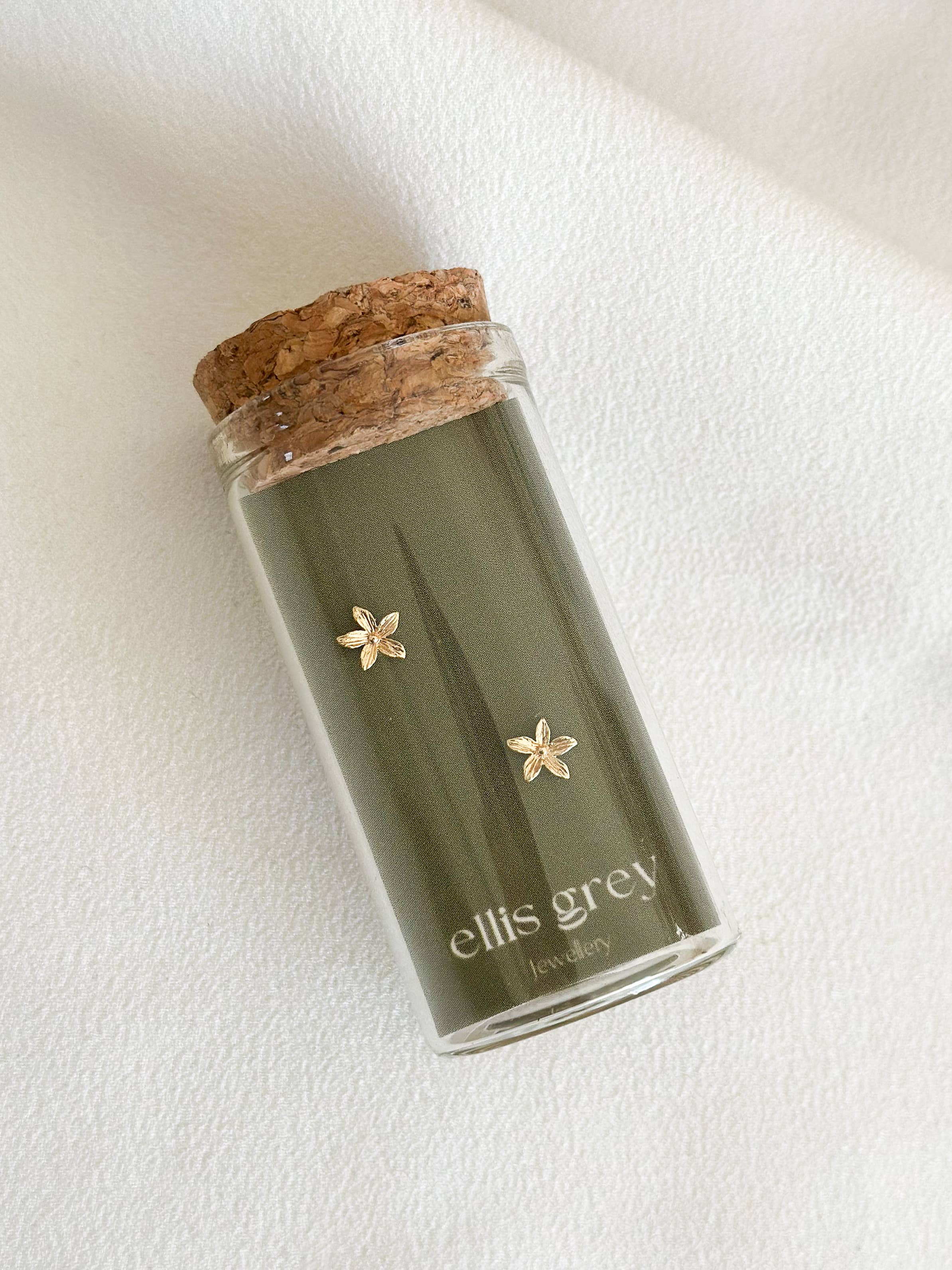 Ellis Grey Jewellery - Vendita all'ingrosso Orecchini a bottone - Orecchini a perno con fialetta di vetro - 5 design assortiti2