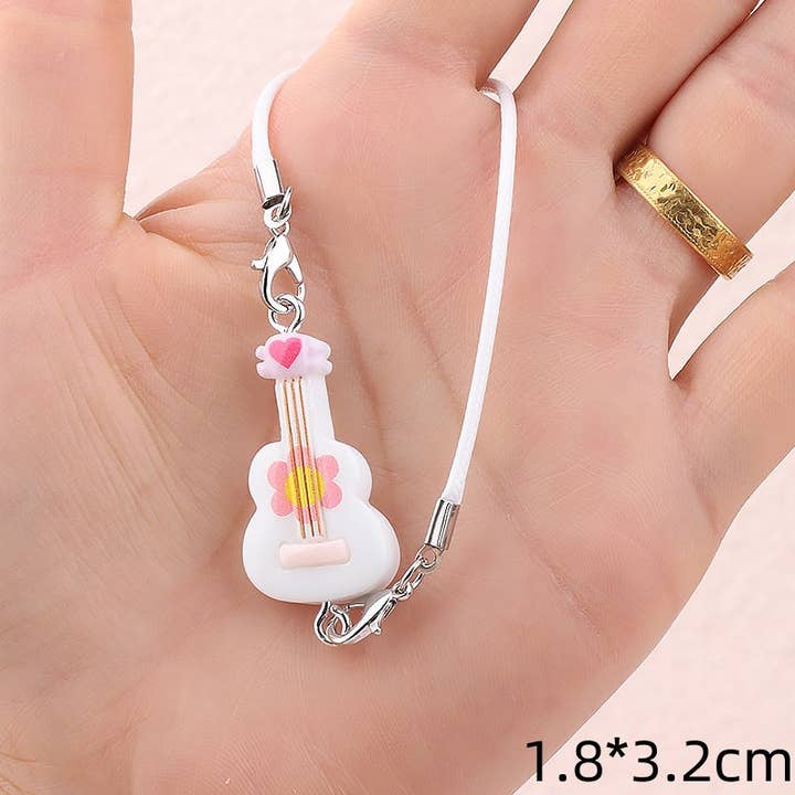 Little Trendy - Wholesale Keychain - Kids - Labubu Mini Guitar doll Accessories