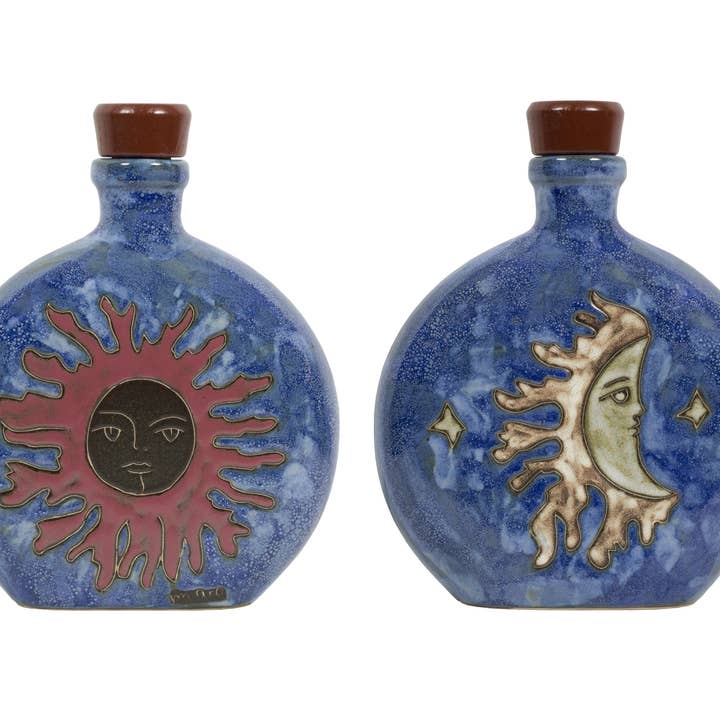 Mara 20oz Round Decanter - Celestial for wholesale by Galleyware