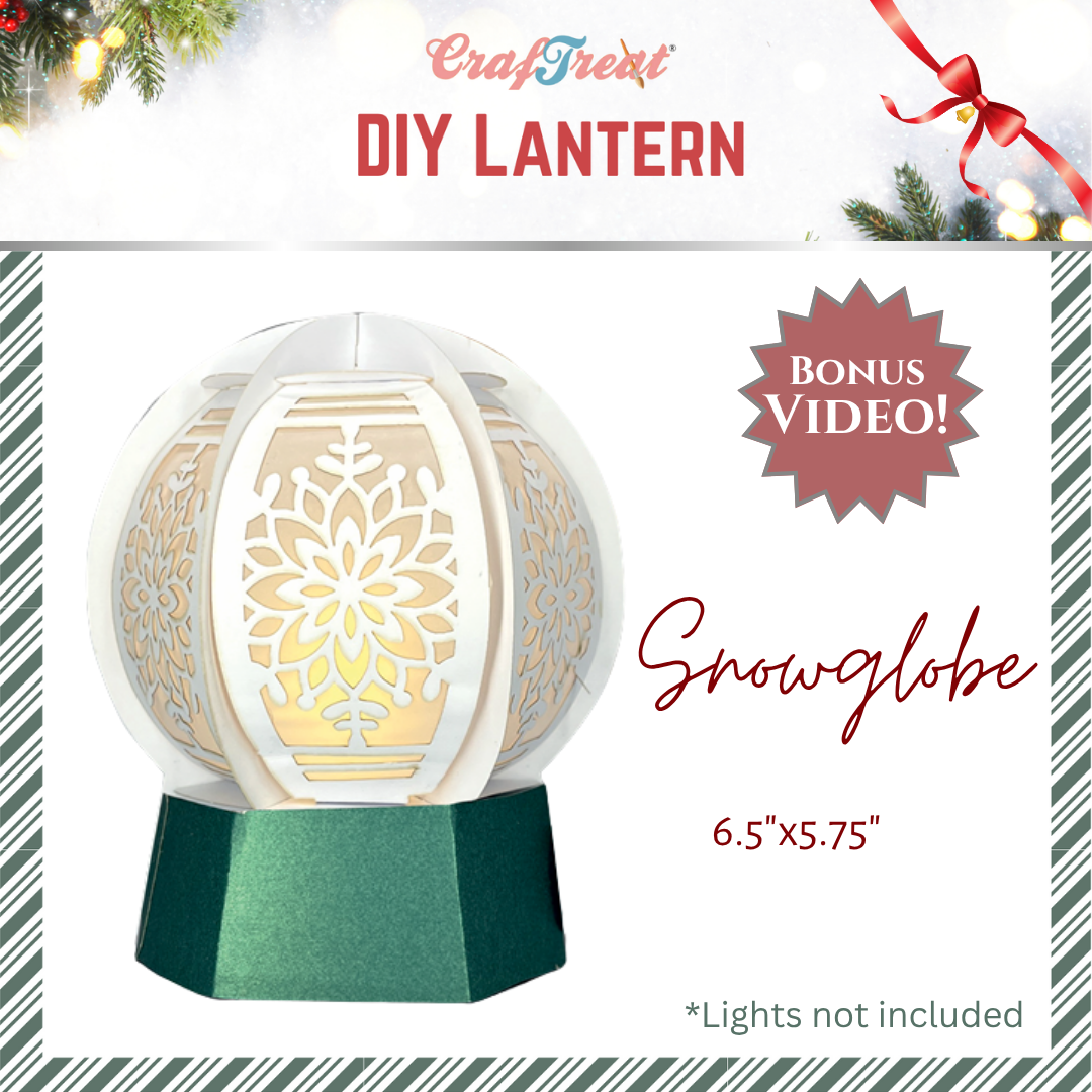 CrafTreat - Wholesale DIY craft kit - Craftreat DIY Paper Lanterns - Snowglobe0