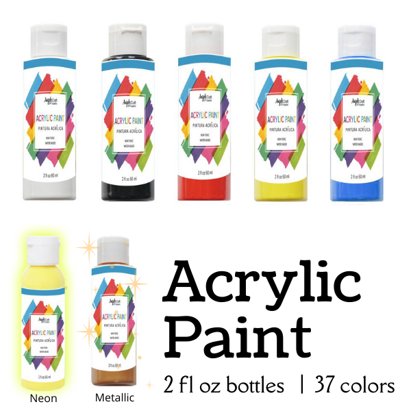 KEFF Creations Acrylic Paint Set - 54 Piece Professional Artist