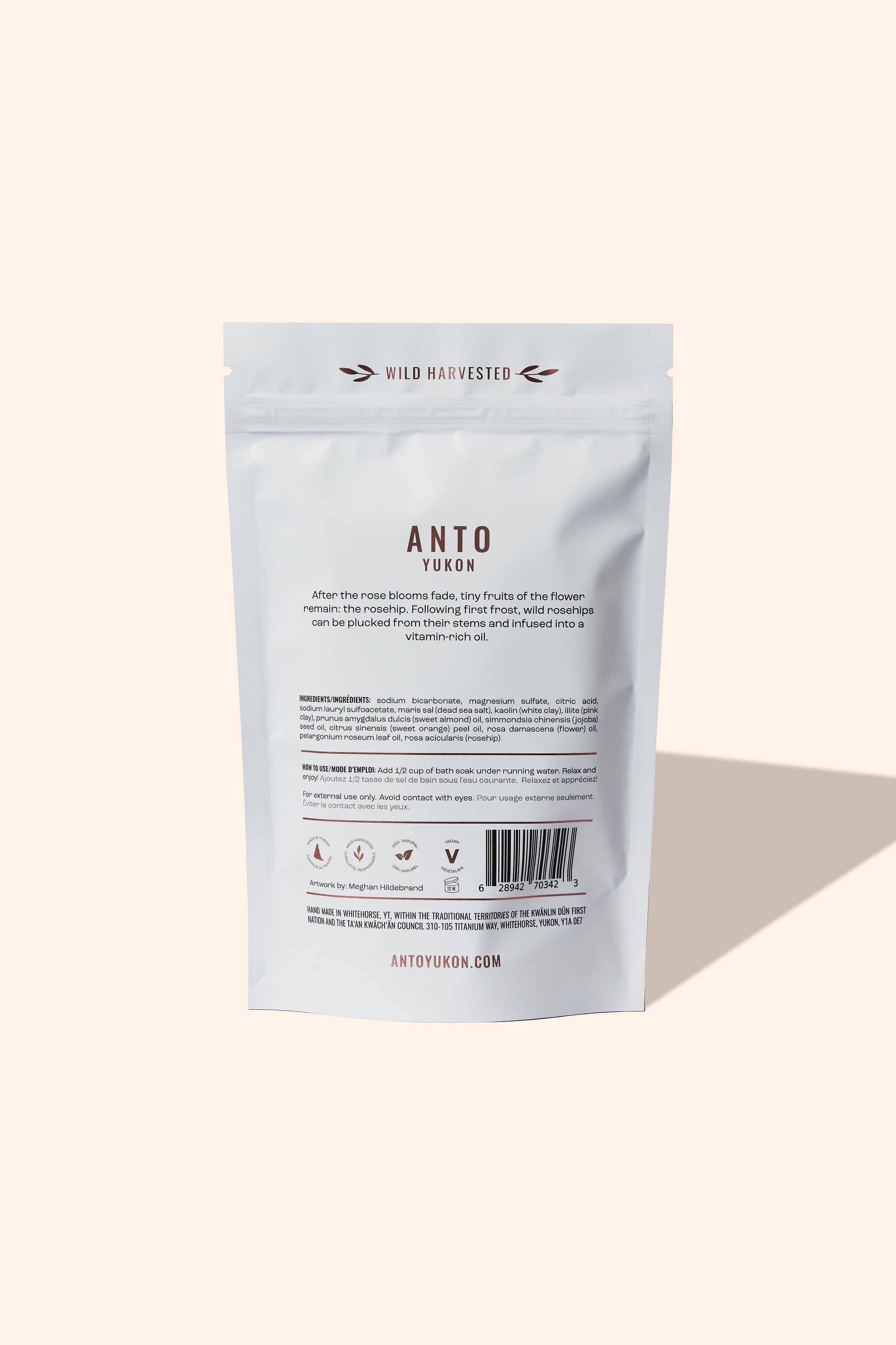 Anto Yukon – Engroshandel Bademælk – Skummende Rosehip Bath Soak9