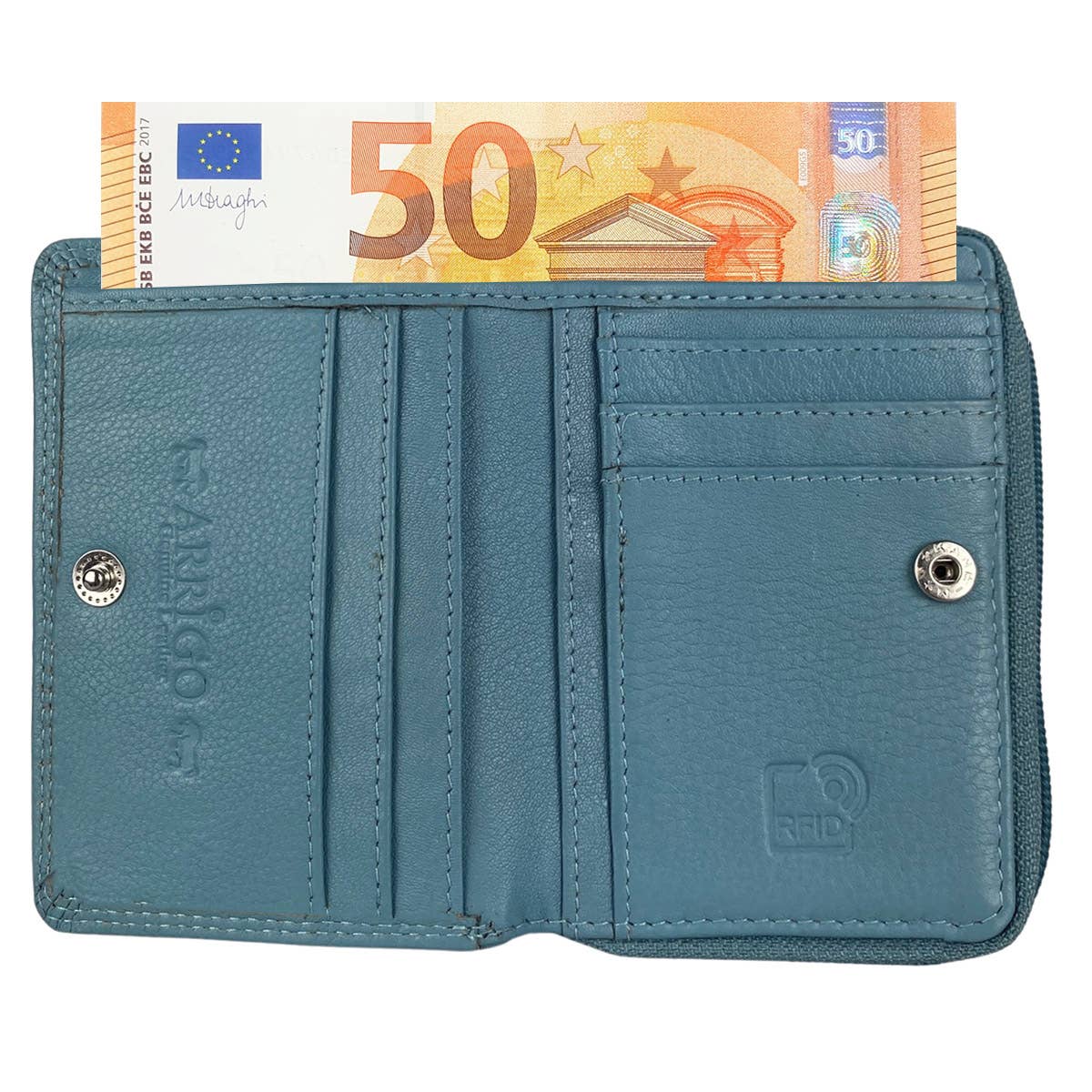 Arrigo – wholesale Wallet – Unisex – Unisex RFID Leather Wallet - 4 colors - Arrigo Leather Goods1