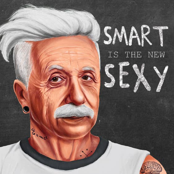 Smart Is The New Sexy for wholesale by Retrospect Greeting Cards