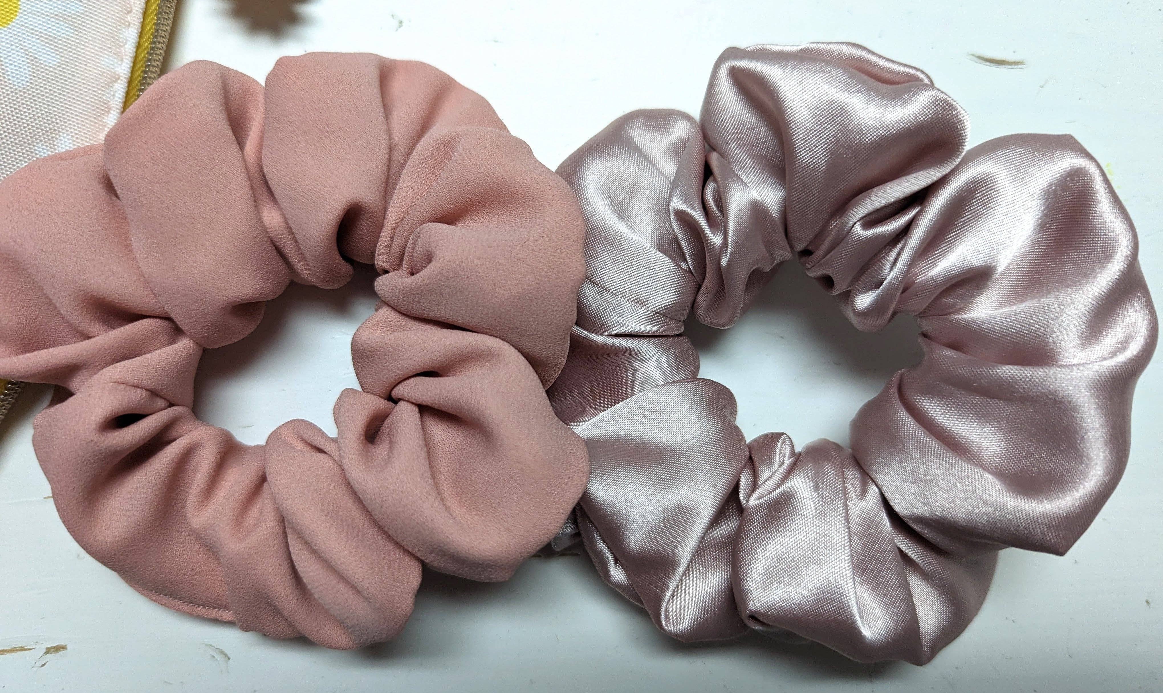 Headband Haven Co. - Wholesale Scrunchie - Women's - Love Pink Scrunchies3