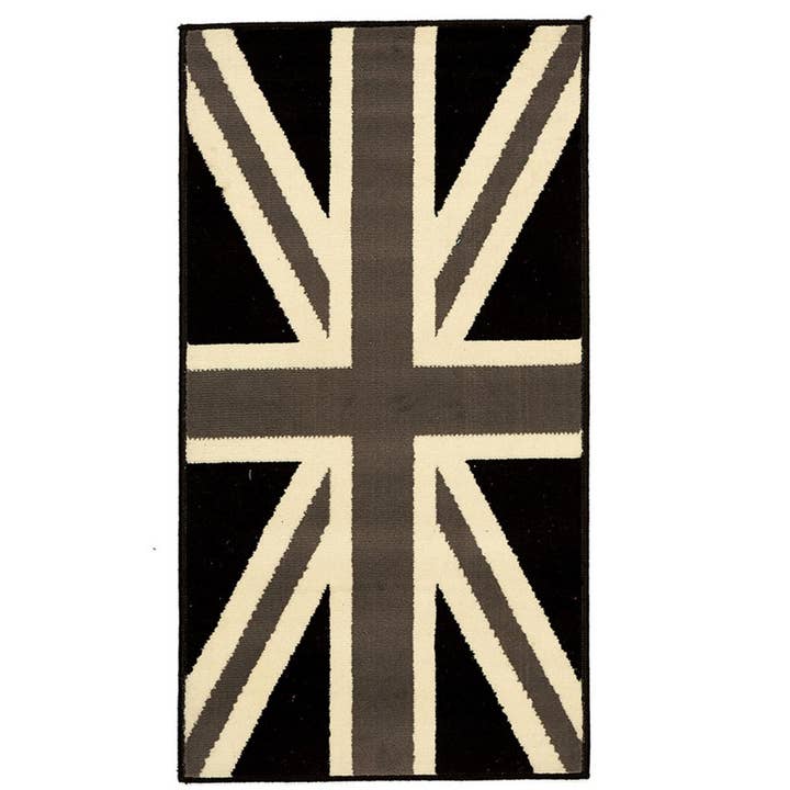 Tapete Infantil Bc Union Jack Preto E Withe Grey 200X290CM por atacado de O&Ko