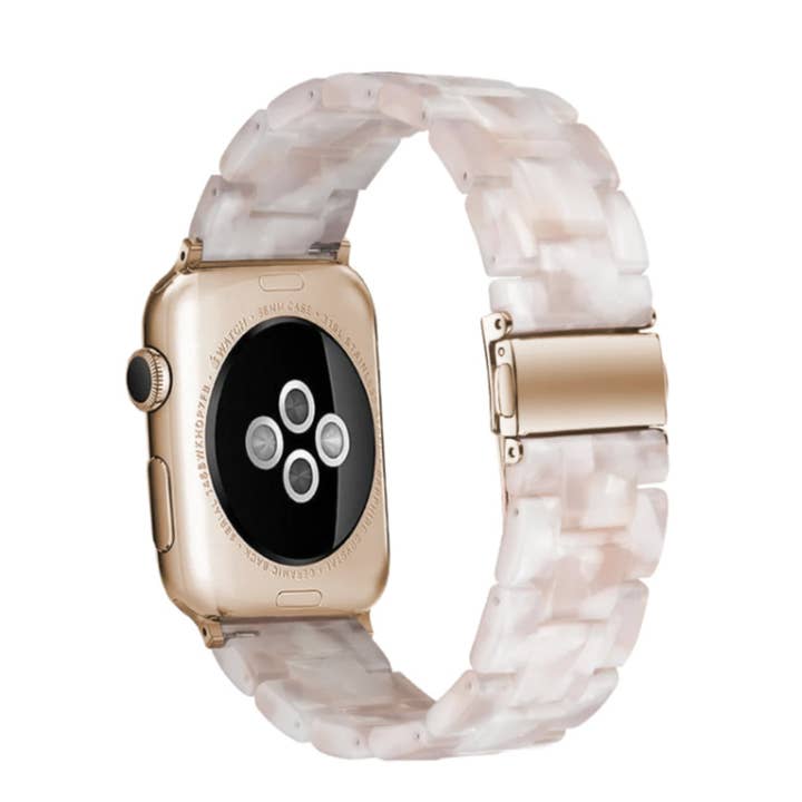 Luxe Rose Apple Watch Strap for wholesale by Coconut Lane