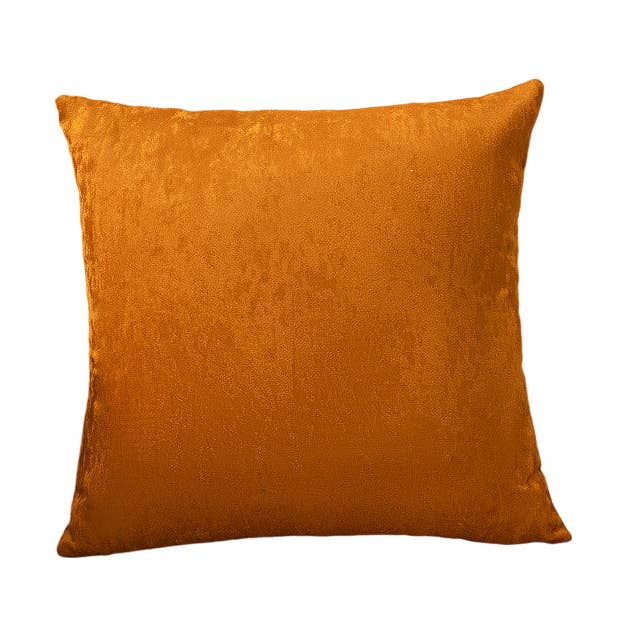 Krossad is sammet fyrkantigt kuddfodral - (Orange - 45x45 cm) för wholesale av RKAAS HOME