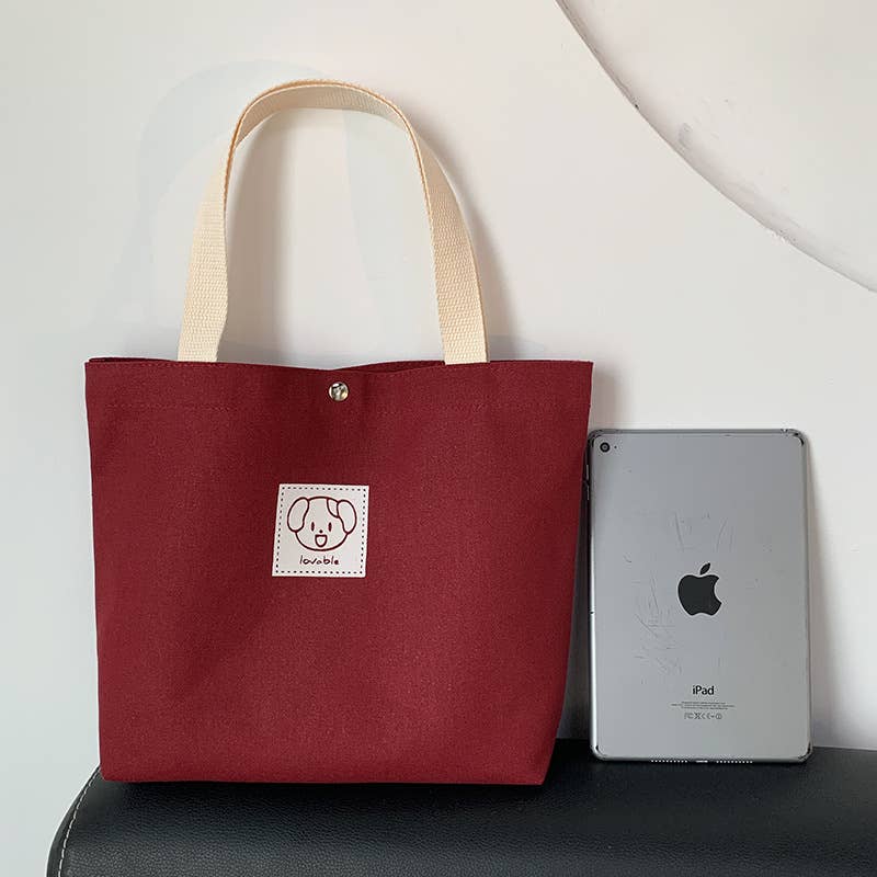 MKS America - Wholesale Tote Bag - Women's - Cute Cartoon Canvas Bag Tote Bag3