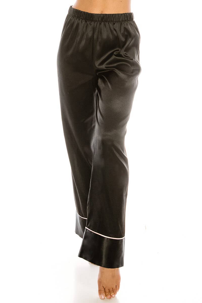 Best Underwear Line – wholesale Sleepwear set – Women's – Youmita 2 Pc Satin Pj Set-YM-20183-PJS1