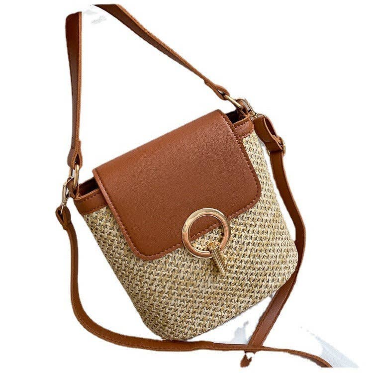 SALINA TRADING INC - Wholesale Shoulder Bag - Women's - Bohemian Casual Woven Shoulder Bag4