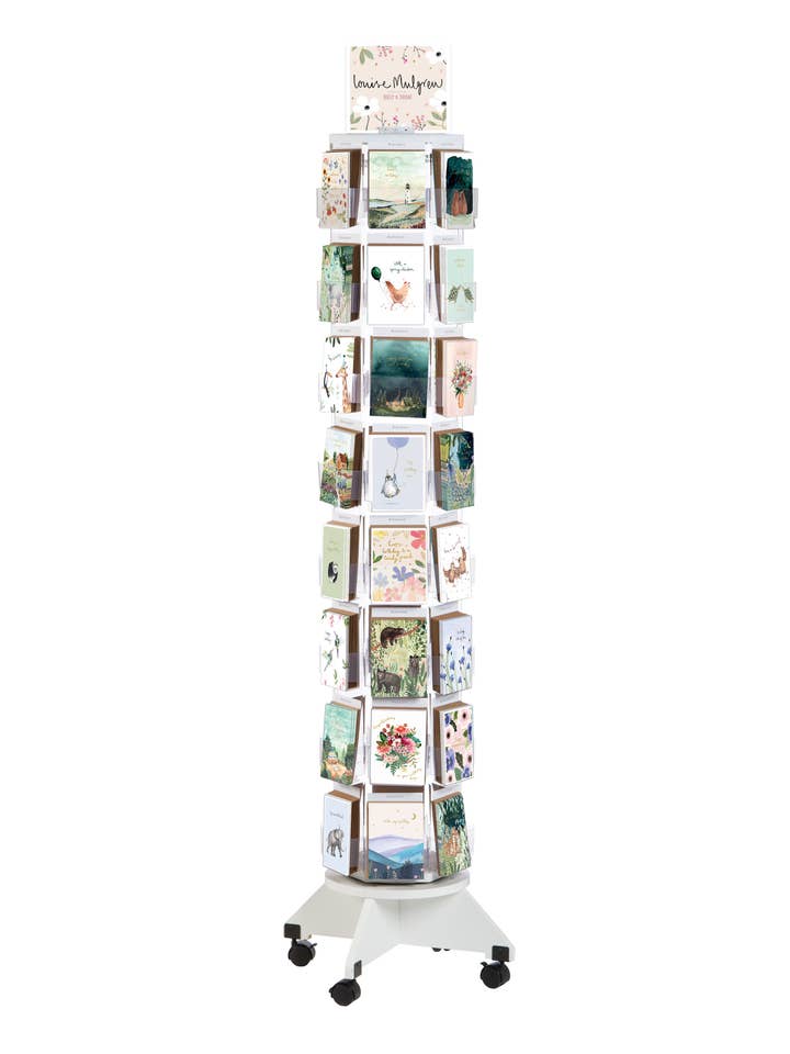 Louise Mulgrew 48-Pocket Greeting Card Display for wholesale by Biely & Shoaf