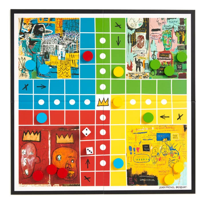 Chronicle Books - Wholesale Board Game - Jean-Michel Basquiat Ludo Classic Board Game1