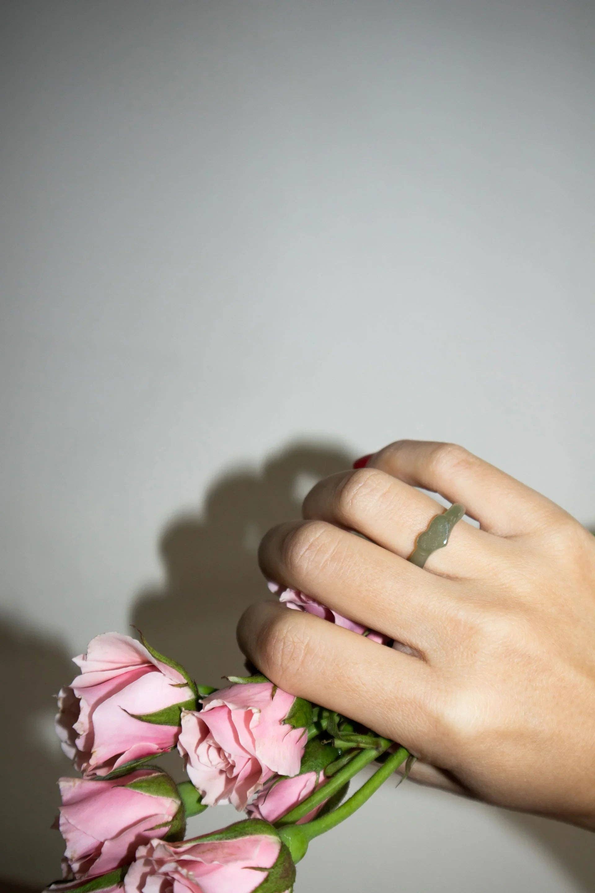 Green Heart — Jade Ring for wholesale on Faire1