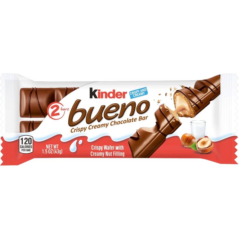 Everyday Supply Co - Wholesale Chocolate Bar - Kinder Bueno Chocolate Bar 1.5 oz - Pack of 200