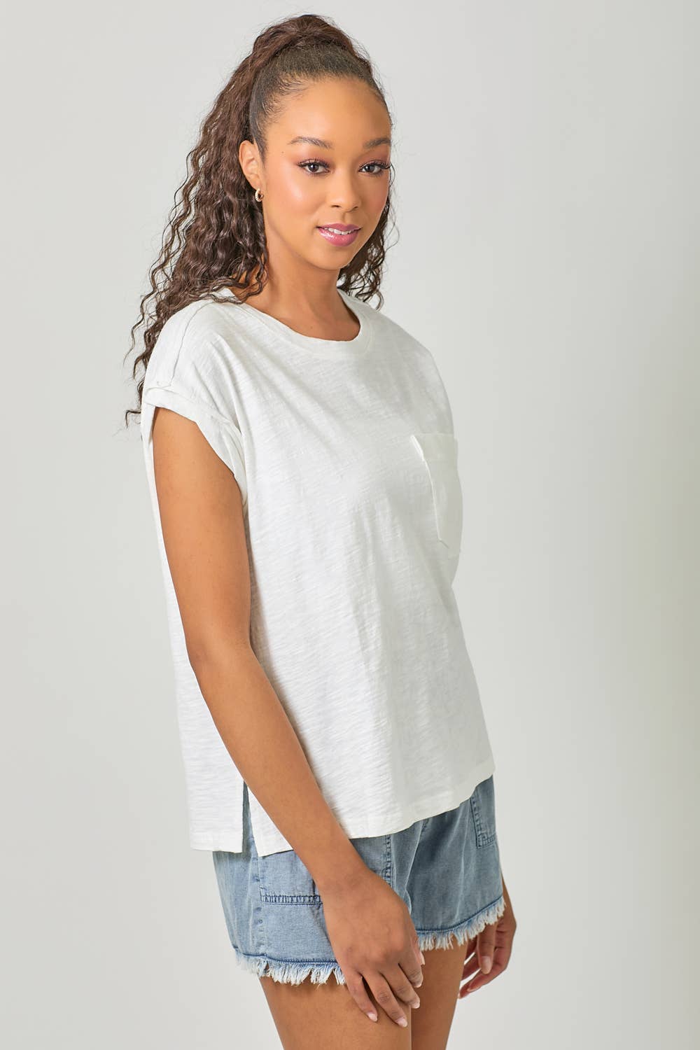 Mystree - Wholesale T-Shirt - Women's - 61119 Washed Slouchy Essential Tee10