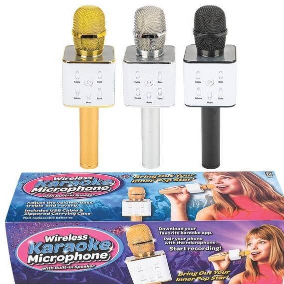 La Luna Bella - Toys - Vente Jouet classique – enfant - Jouets pour enfants WIRELESS KARAOKE MIC LLB0