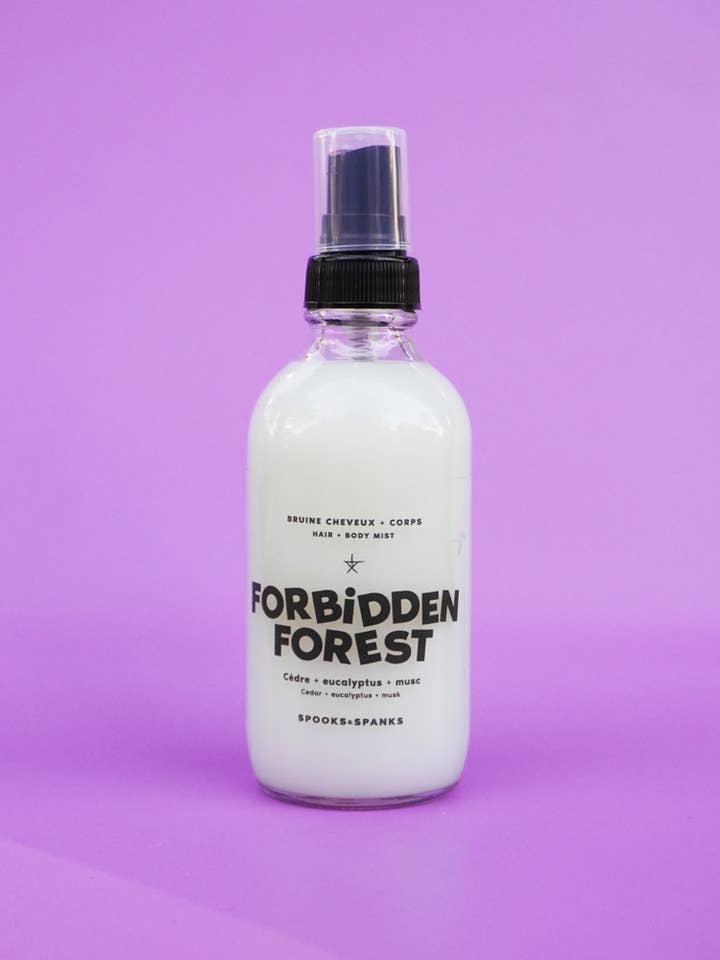 Forbidden Forest Body and Hair Mist - Eucalyptus + Cedar + Musk for wholesale by Spooks & Spanks