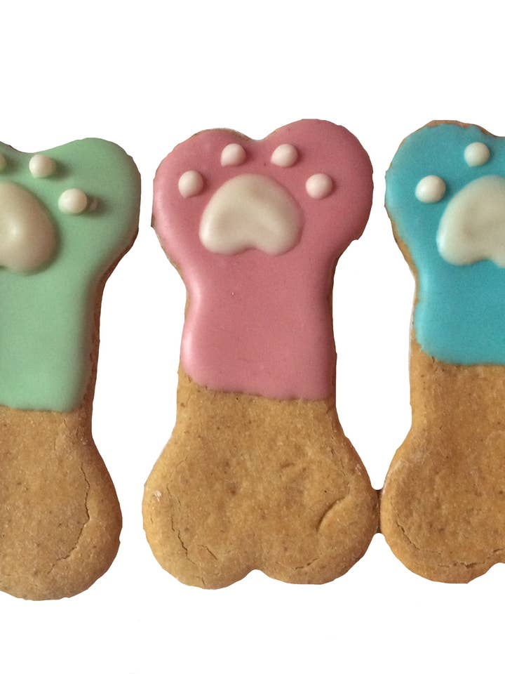 Spring Dog Bones Treat Bag Gluten Free Dog Treats- Pre Book for wholesale by Pawsitively Homemade