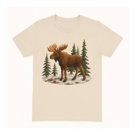 Eland faux gehaakt Grafische Kleding voor wholesale door Kindred Flame Outfitters