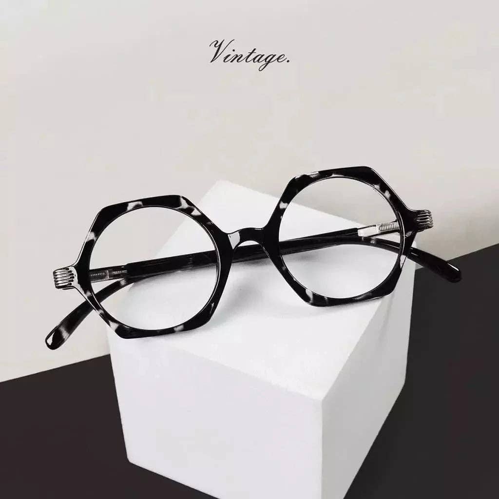 SPARE-SPECS, LLC - Wholesale Eyeglasses - Women's - Small Vintage Polygon Reading Glasses Classic Geometric Readers R20095