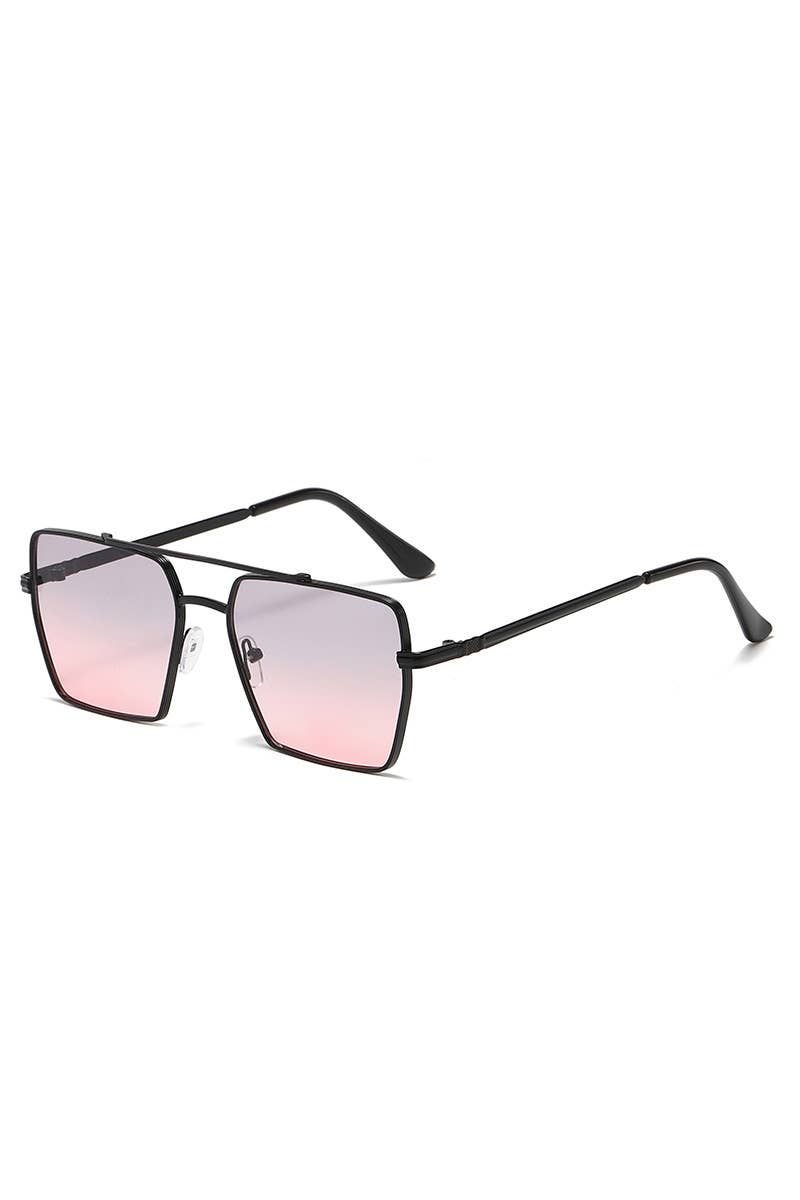 ACCITY - Wholesale Sunglasses - Women's - FLAT TOP FRAME SQUARE SUNGLASSES_CWASG01003