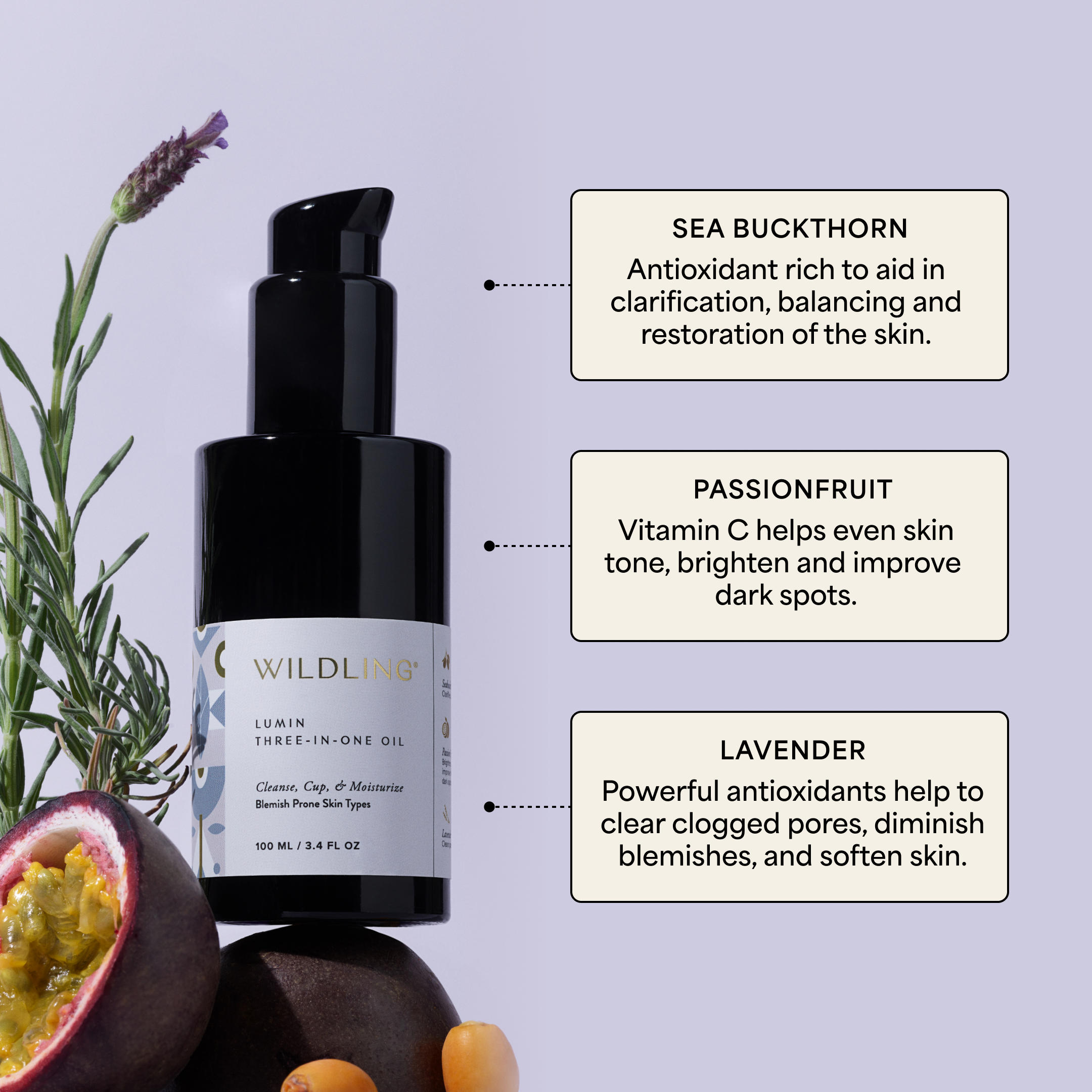 Wildling - Venta al por mayor Aceite facial - Tela iluminadora Lumin con aceite y nube2