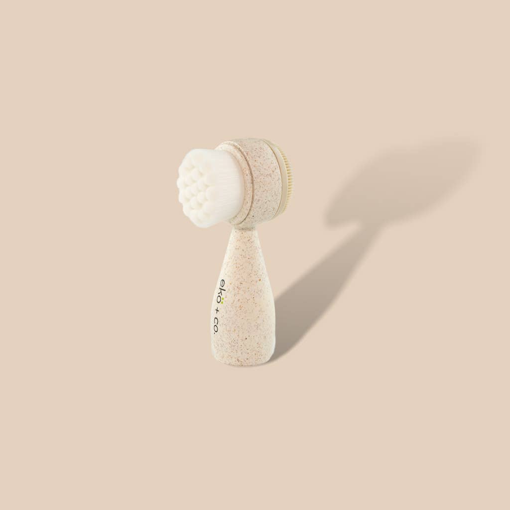 GreenWave - Wholesale Facial Cleanser - Wheat Straw Handle Facial Cleansing Brush with Soft Bristles10