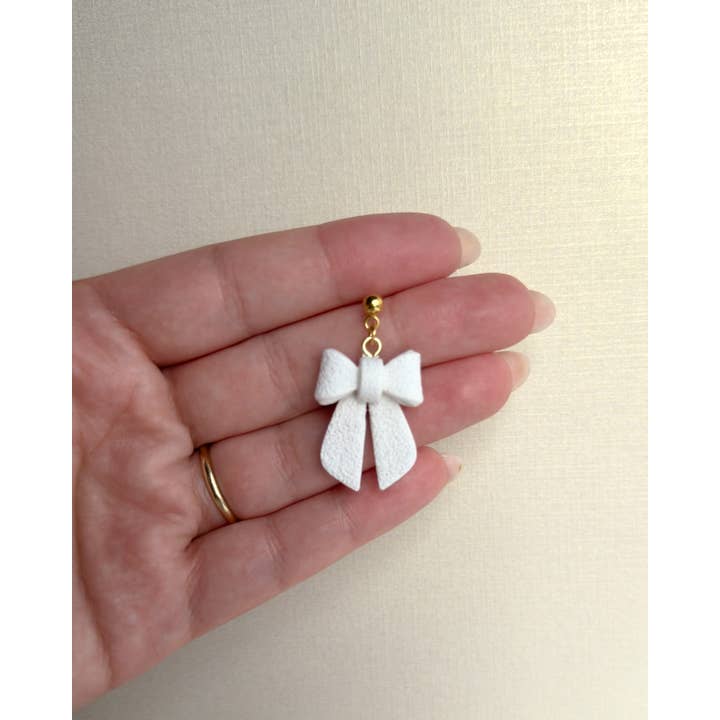 Clay & Fern Co. - Wholesale Dangle Earrings - Maeve Earrings | Polymer Clay Bow Earrings 4