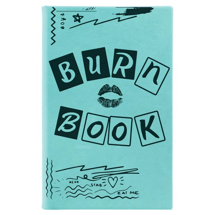 Calm Down Caren - Wholesale Journal/Diary - Burn Book - Mean Girls Leather Journal