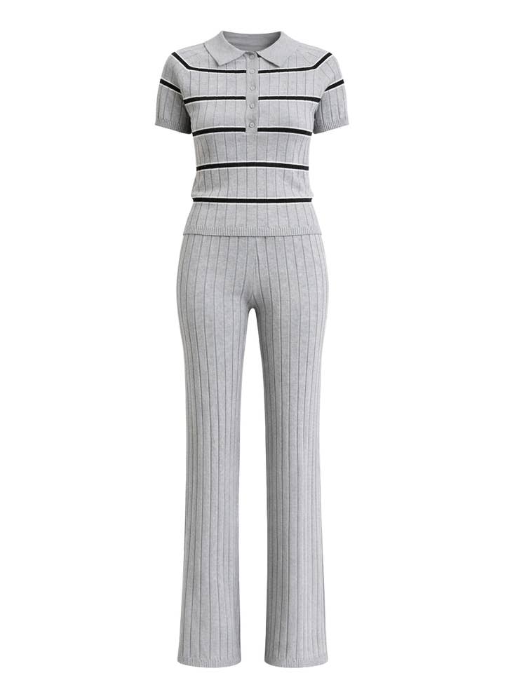 Top e Calças Conforto Velora com Risca por atacado de RIVIR