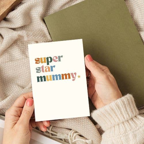 Superstar Mummy Card for wholesale by Adventures of Betty